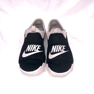 Nike Men’s Benassi Slp Slip On Recovery Shoes Black/grey Size 10